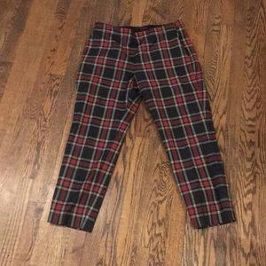 Jcrew plaid dress pants